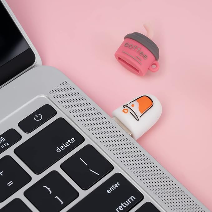 32GB Cute USB Flash Drive Computer Memory Stick Funny USB Pendrive for Teachers, Students, Family and Friends - Brown Coffee