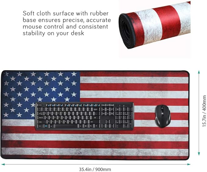 XXL Gaming Mouse Mat Extended & Extra Large Mouse Pad (80x40 US)