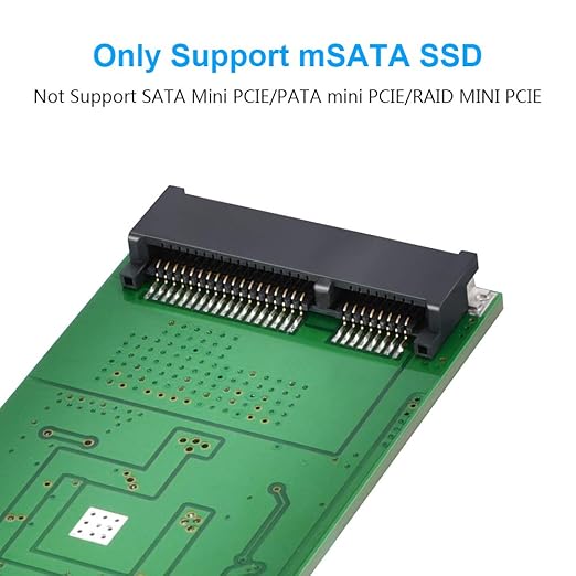 ELUTENG mSATA to USB 3.0 Adapter - Mini SATA Converter as Portable Flash Drive External Hard Drive (No Cable Needed)