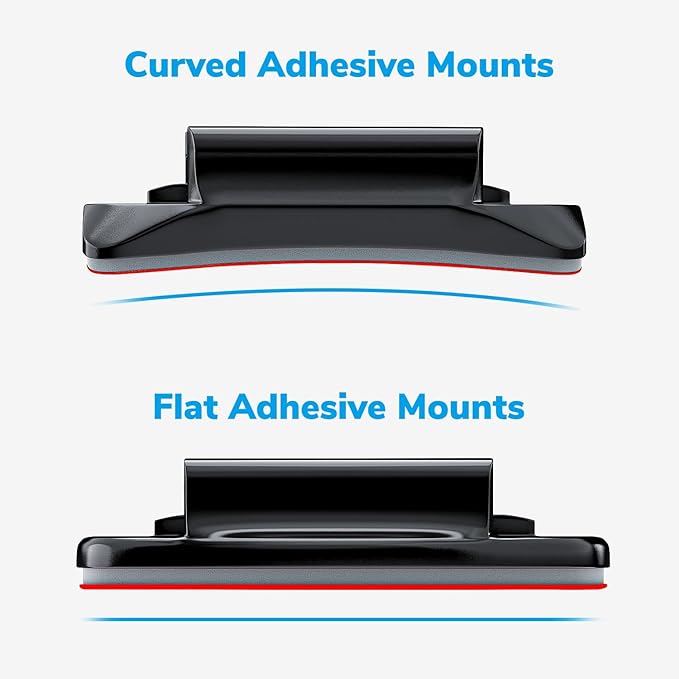 Helmet Sticky Mounts Adhesive Buckle Mount Screw Accessory Kit Compatible with GoPro Hero 13 12 11 10 Max 9 8 7 6 5 Session DJI Osmo Insta360 AKASO Action Cameras (12 in 1)