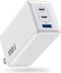 150W USB C Charger Block,GaN III Compact Foldable Wall Charger 3 Port Fast Charging Station,PD QC PPS Portable USB C Hub 100W Laptop Adapter for MacBook Pro/Air,iPad,iPhone 16/Pro,Galaxy S24,Dell etc
