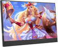 EDIY 4K Computer Monitor 13.3inch Gaming Display Portable 3840X2160 IPS with Stand Smart Case Eye Care Screen 60HZ HDMI Type-C Mini for Switch Xbox Rpi Win PC Mac Laptop