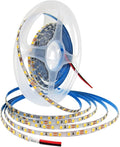 12V LED Strip Lights, 5mm Wide Ultra Narrow Natural White 4000K 16.4ft SMD 2835 IP20 120 LEDs/M, Total 600 LEDs Rope Light Strip for Bedroom, Kitchen, Advertising Decoration