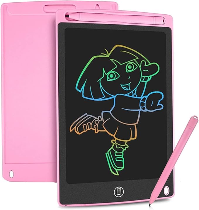 2 Pack LCD Writing Tablet for Kids Doodle Board 12-Inch, Electronic Drawing Tablet Drawing Pad,Notebook Boogie Tablet for Toddler Learning Toys Gift for 3 4 5 6 Years Old Boy Girl(Blue/Pink)