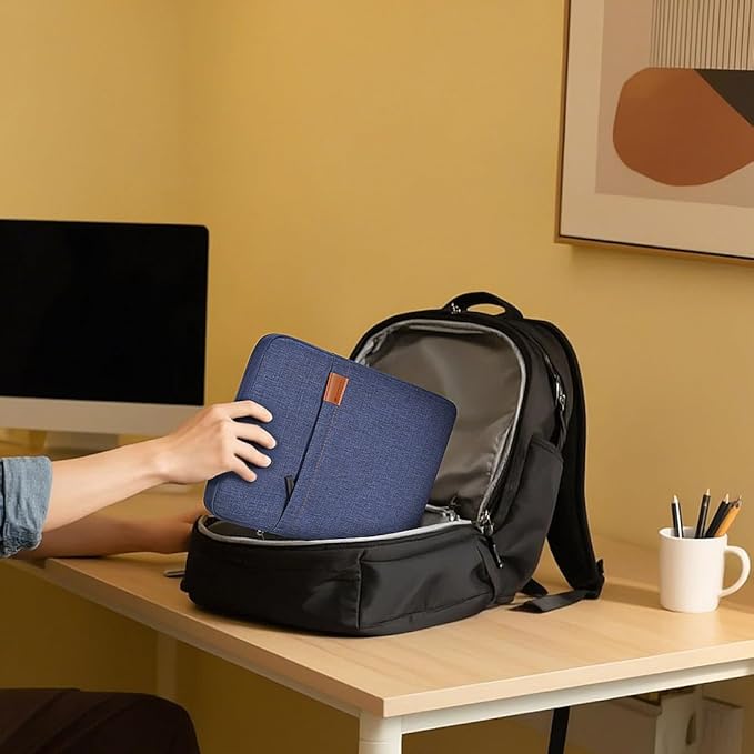 NIDOO 13 Inch Laptop Sleeve Case Protective Carrying Bag Computer Cover for 13.6" 13" MacBook Air/ 14" MacBook Pro/Surface Laptop 7/ ThinkPad X13 L13 E14 L14 T14s/ Yoga 7/ ThinkBook 14/13.4" XPS 13
