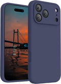 FireNova Magnetic for iPhone 17 Pro Max Case, Compatible with MagSafe, [Integrated Silicone Camera Control Button] [Camera Protection] Anti-Scratch Microfiber Lining Phone Case, 6.9", Navy Blue