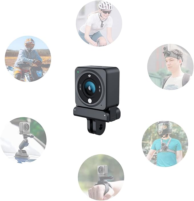 Action 2 Magnetic Adapter Mount 1/4 Interface Mount Bracket for DJI Action 2 Sports Camera Accessories (Adapter1)