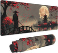 Mouse Pad Gaming - Large Mouse Pad for Desk with Waterproof Surface & Durable Design Desk Mat for Desktop & Office Accessories (Midnight Blossoms)