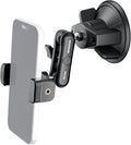 NEEWER Phone Holder for Your Car, 360° Rotating Vacuum Suction Cup Metal Cell Phone Mount Magic Arm Compatible with iPhone Samsung for UTV Windshield Skylight Glass Navigation Video Recording, PA136