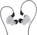 YINYOO KBEAR KS1 in Ear Monitor Bass Earbuds Wired Earbuds,Clear Sound Stereo Headphones, Vocals Forwards High Resolution Noise Canceling Earphones, Dual Magnectic Circuit Dynamic Detachable Cable