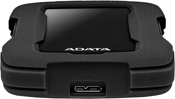 ADATA HD330 5TB USB 3.1 Shock-Resistant Extra Slim External Hard Drive Black (AHD330-5TU31-CBK)