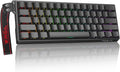 Aula WIN60 HE 60% Mechanical Keyboard Wired, Hall Effect Gaming Keyboard Magnetic Switch Hot Swappable, Adjustable Actuation Rapid Trigger Mode 8000Hz Polling Rate, RGB Keyboard 60 Percent Design