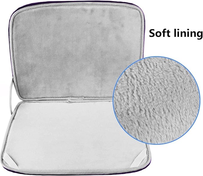 Laptop Case, 15.6 Inch, Durable Shockproof Protective Sleeve Cover Compatible with HP, ASUS, Lenovo, Acer, Notebook, Computer, Dark Purple