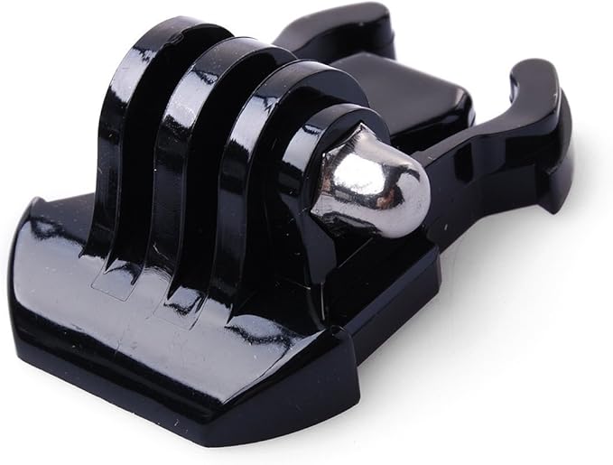 QKOO 3X Quick Release Buckle Clip Basic Mount +2X Vertical Surface J-Hook Buckle Mount Base +3X Thumb Screw for GoPro Hero 13 12 11 10 9 8 7 6 5 4 3 Session MAX 2018, AKASO, SJCAM, Action Cameras