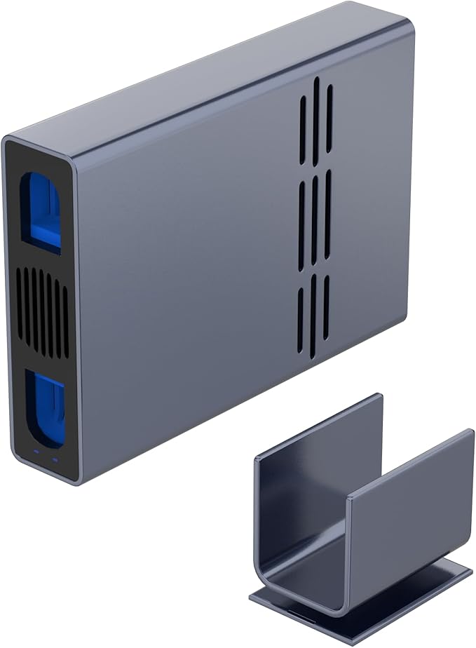 IO CREST 10Gbps Single Bay USB Type-C Enclosure for 2.5" & 3.5" SATA HDD