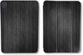 Skin Compatible with Apple Smart Folio for iPad Pro 11-inch (M4/M5) 2025 - Black Wood - Premium 3M Vinyl Protective Wrap Decal Cover | Crafted in The USA by MightySkins