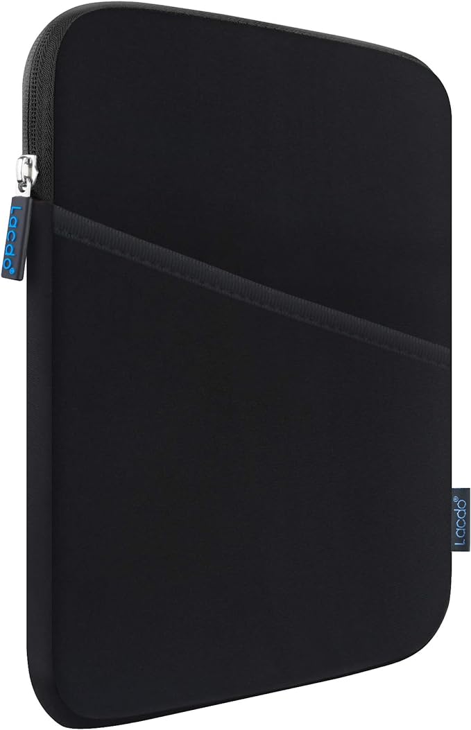 Lacdo Tablet Sleeve Case for 13 inch New iPad Air M4 M3 M2 2026-2024, 13 inch iPad Pro M5 M4 2025-2024, 12.9 inch iPad Pro 6 5 4 3 with Magic Keyboard and Smart Keyboard Folio Protective Bag, Black