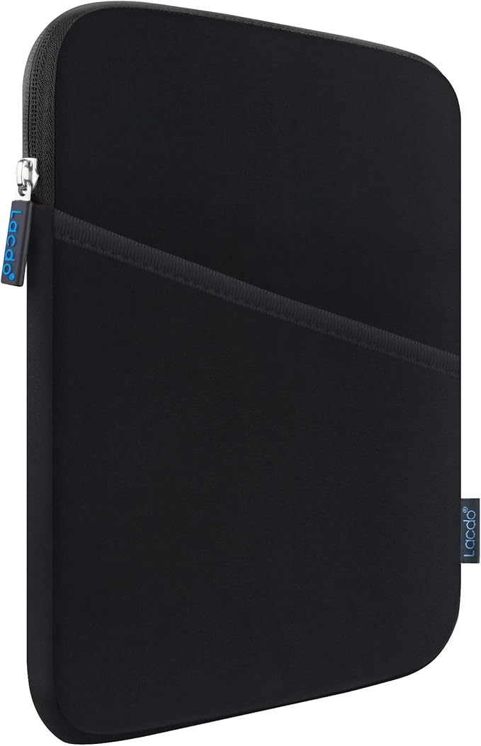 Lacdo Tablet Sleeve Case for 11 inch iPad A16 / 11 inch iPad Air M4 M3 M2 / 11" iPad Pro M5 M4 / 10.9" iPad /10.2" iPad /10.9" ipad Air / 11 Inch Samsung Galaxy Tab A9+ Bag, Fit Magic Keyboard, Black