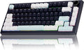 Gurjot Wireless Mechanical Keyboard with Knob,Tri-Mode BT5.0/2.4GHz/USB-C Hot Swappable Mechanical Keyboard,Pre-lubed Linear Switches,8000mAH Battery RGB Backlit Computer Gaming Keyboards