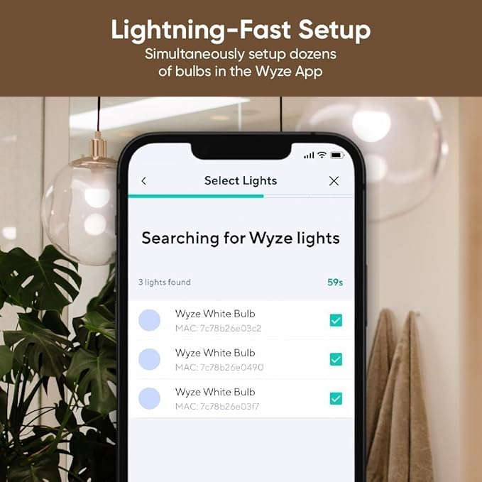 Wyze Lifestyle Bulb White, 800LM A19 Tunable-White Wi-Fi Smart Light Bulb, Compatible with Alexa and Google Assistant, 2.4GHz, No Hub Required, 2700K - 6500K, Dimmable, 90+CRI, Timer & Group, 2-Pack