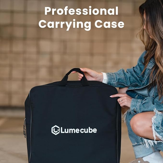 Lume Cube Ring Light Pro | Wireless Professional Lighting for Photography, Streaming, Video | Adjustable Color and Brightness | Includes Sturdy, Portable Tripod Mount and Padded Carrying Case