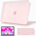 B BELK for MacBook Neo Case 13 inch 2026 (A18 Pro, Model A3404), Slim Protective Laptop Hard Shell Case with Keyboard Cover & Screen Protector, 1:1 Precision Fit & Anti-Yellowing, Crystal Blush