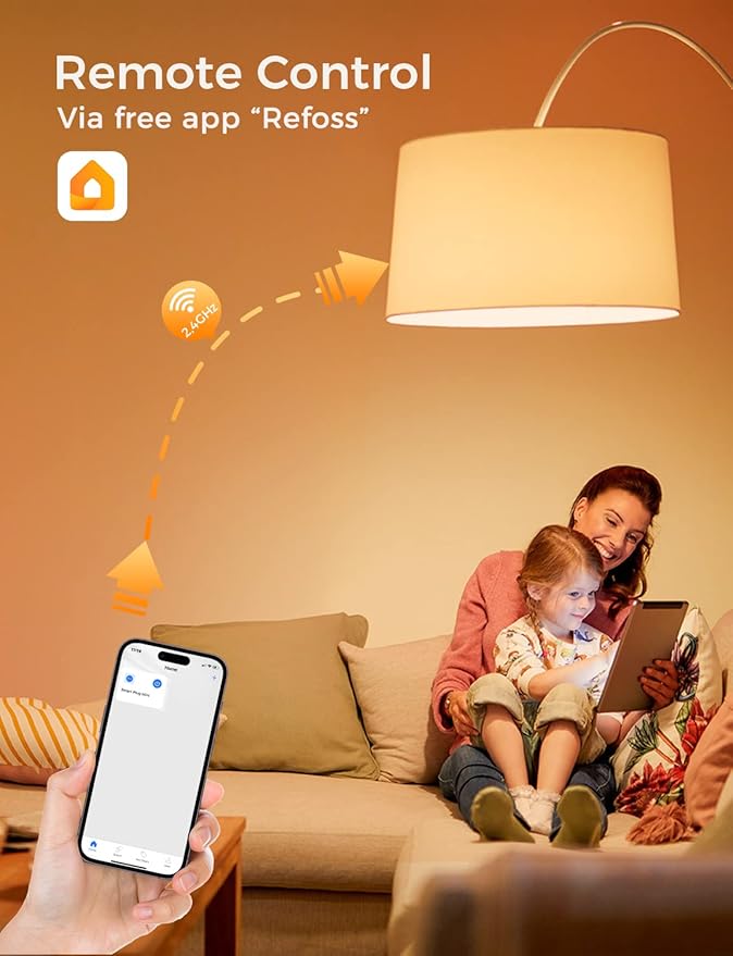 Refoss Smart Bulbs Works with Apple HomeKit, Color Changing Smart Light Bulbs Compatible with Siri, Alexa and Google Home, A19 LED Bulb, E26 Fitting, 2700K-6500K Dimmable, 9W 810 Lumens, 4 Pack
