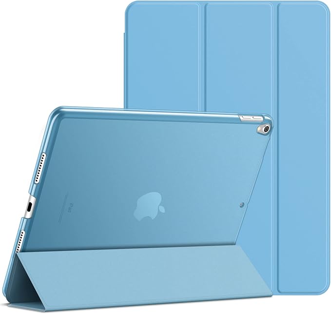 JETech Case for iPad Pro 10.5-Inch and iPad Air 3 (10.5-Inch 2019, 3rd Generation), Smart Cover Auto Wake/Sleep Cover (Blue)
