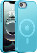 Newfuture Designed for iPhone 17e Case & iPhone 16e Case with Magnetic [13 FT Military Drop Protection] [Compatible with Magsafe] Translucent Shockproof with Anti-Fingerprint Phone Case, Lake Blue