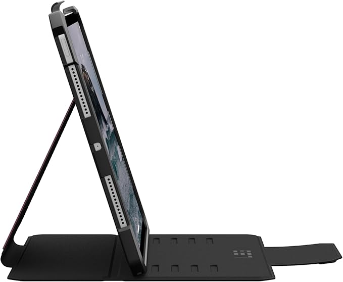URBAN ARMOR GEAR UAG Designed for iPad Pro 11" Case M5 2025 6th Gen, M4 2024 5th Gen A3357 A3358 A3359 A2836 A837, Adjustable Multi-Angle Stand Folio Cover w/Pencil Holder, Metropolis SE Bordeaux