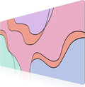 iCasso Desk Mat, XXL Large Mouse Pad with Stitched Edges, Anti-Slip Big Mousepad for Desktop, Keyboard Mat for Computer (Topographic)