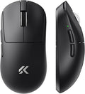 MCHOSE A7 V2 Pro Wireless Gaming Mouse Esports 59g, PAW3395, 26K DPI, TOPSPEED Wired 8K/Wireless 1K Polling, 130 Hour Battery Life PC/Mac Black