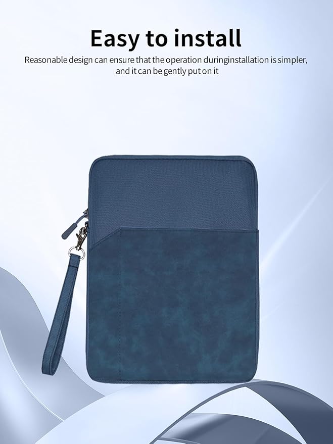 Tablet Sleeve for Onyx BOOX Tablet Go Color 7 Gen II E Ink Tablet 7 inch，360 Protective Bag Carrying Case Water-Resistant,Blue.