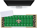 Large Gaming Mouse Pad, Mousepad with Non-Slip Rubber Base for Laptop Computer Desktop Keyboard,Football Fans Boy Husband Gift Gold Design Mat