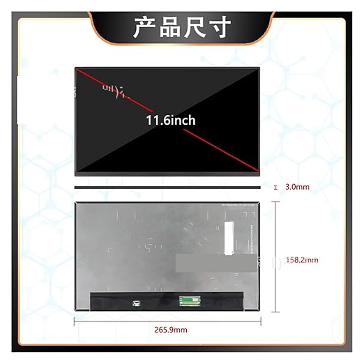 11.6-inch HD 4K NV116QUM-N31 Portable LCD Display(Lcdscreen Touch)