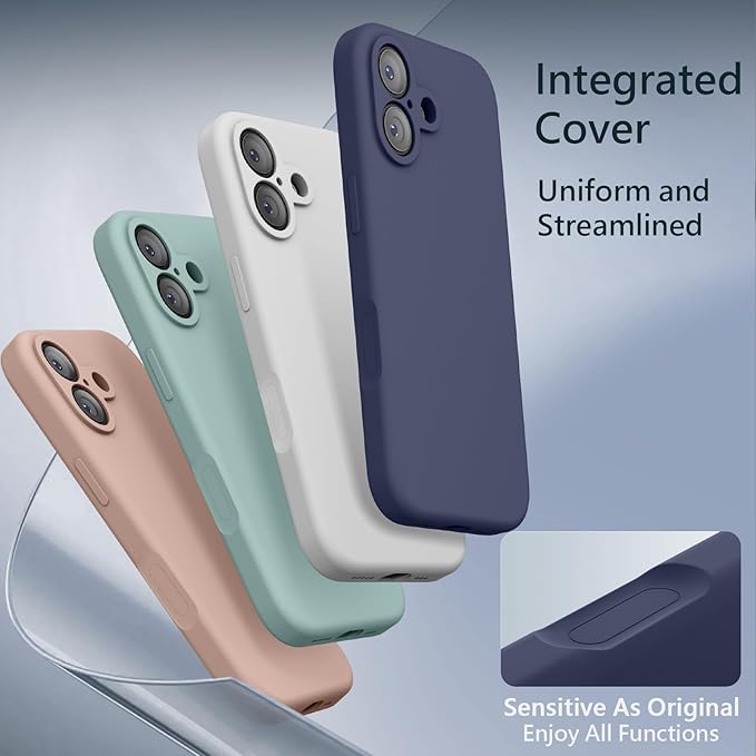 FireNova Magnetic for iPhone 17 Case, Compatible with MagSafe, [Integrated Silicone Camera Control Button] [Camera Protection] Anti-Scratch Microfiber Lining Phone Case, 6.3", Navy Blue
