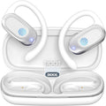 Open Ear Wireless Headphones Air Conduction Earbuds with Mic 42H Playtime Clear Calls LED Digital Display Over Earphones Lightweight Waterproof Secure Earhooks for PC Sports Running Game Business Work