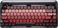 LOFREE DOT Lipstick 84Keys Wireless Mechanical Keyboard, White Backlit Rechargeable Hot-swappable Keyboard with Gasket Design, 3 Types Connection for Windows, Mac OS/Black