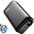 PIFFA Portable Charger Power Bank - 50000mAh Battery Pack, 22.5W Fast Charging Powerbank,Travel Essential for Portable Phone Charger, USB-C Phone Charger for iPhone 17/16/15/14/13 Samsung Google-Dark