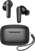 kurdene Wireless Ear Buds Bluetooth 5.4 Headphones 60H Playtime Deep Bass Stereo Earbuds with Mic Comfort Lightweight in Ear Earphones for Workout/Running Black
