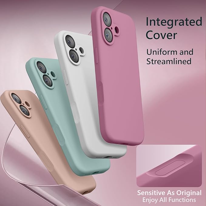 FireNova Magnetic for iPhone 17 Case, Compatible with MagSafe, [Integrated Silicone Camera Control Button] [Camera Protection] Anti-Scratch Microfiber Lining Phone Case, 6.3", Lilac Purple