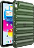 for iPad mini 7 A17 Pro 2024 & iPad mini 6 Case 2021 (8.3 inch) Shockproof Soft TPU Back Cover Silicone Bumper Anti-Yellowing Lightweight Clear Shell for iPad mini 7th/6th Generation, Green