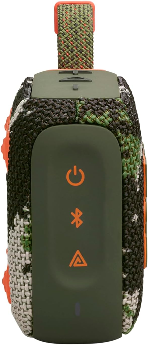 JBL Go 4 - Ultra-Portable, Waterproof and Dustproof Bluetooth Speaker, Big JBL Pro Sound with Punchy bass, 7-Hour Built-in Battery, Made in Part with Recycled Materials (Squad)