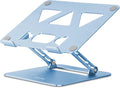 Aoviho Adjustable Laptop Stand for Desk,Portable Laptop Stand Holder and Riser,Foldable Aluminum Notebook Computer Stands for MacBook Air Pro HP Lenovo Dell Samsung Chromebook, 10-15.6 inch, Sky Blue