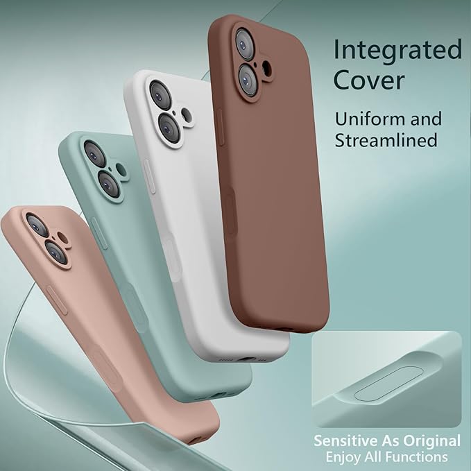 FireNova Magnetic for iPhone 17 Case, Compatible with MagSafe, [Integrated Silicone Camera Control Button] [Camera Protection] Anti-Scratch Microfiber Lining Phone Case, 6.3", Mint Green