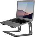 Orionstar Ergonomic Laptop Stand, Premium 5mm Aluminum Riser for 10-15.6 Inch Notebook Computer, Tool-Free Detachable Elevator Holder for Desk Office, Sturdy Riser for Eye-Level Neck Relief, Black