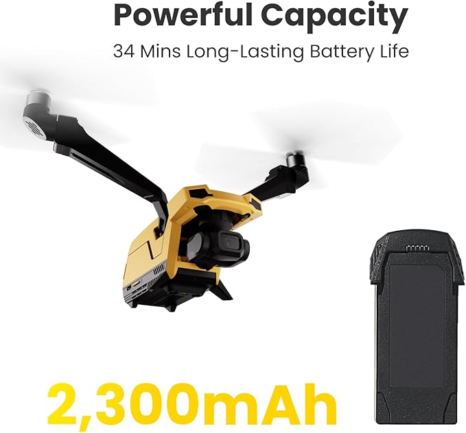 Falcon Mini Drone Plus an Extra Battery Plus a Charging Hub, 2 Battery for Max 68 Mins Flight Time (Combo)
