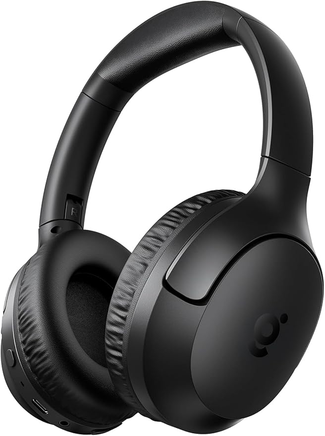 wegear HS7 Bluetooth Headphones Over Ear, 60H Playtime Wireless Headphones with Microphone, ENC Call Noise Cancelling Mic, Foldable Wireless Headset, Deep Bass for Home Office Cellphone PC