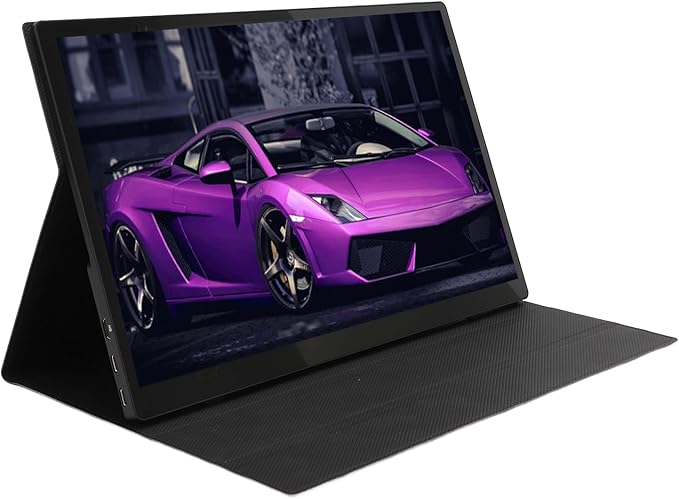 15.6 Inch Portable Monitor, 4K 3840 * Screen USB C HDMI Laptop Screen Extender, 60Hz Refresh Rate, 16:9 OLED Screen Computer Display for Laptops PCs for OS X