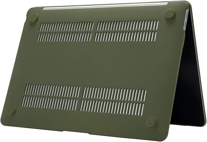 Se7enline Compatible with MacBook Pro 13 2024/2023/2022/2021/2020 Case Hard Shell Cover for Mac Pro 13.3-inch M1/M2 A2338/A2251/A2289 with Touch Bar Touch ID&Silicone Keyboard Skin, Avocado Green